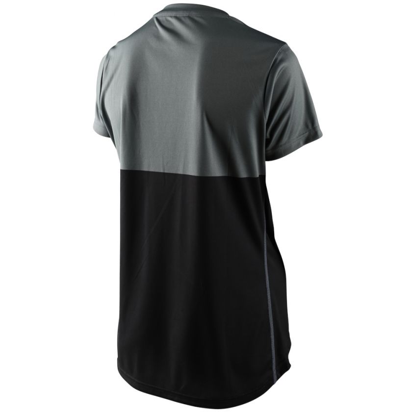 TROY LEE DESIGNS WOMENS LILIUM SS JERSEY, BLOCK, GREEN/BLACK 35758200