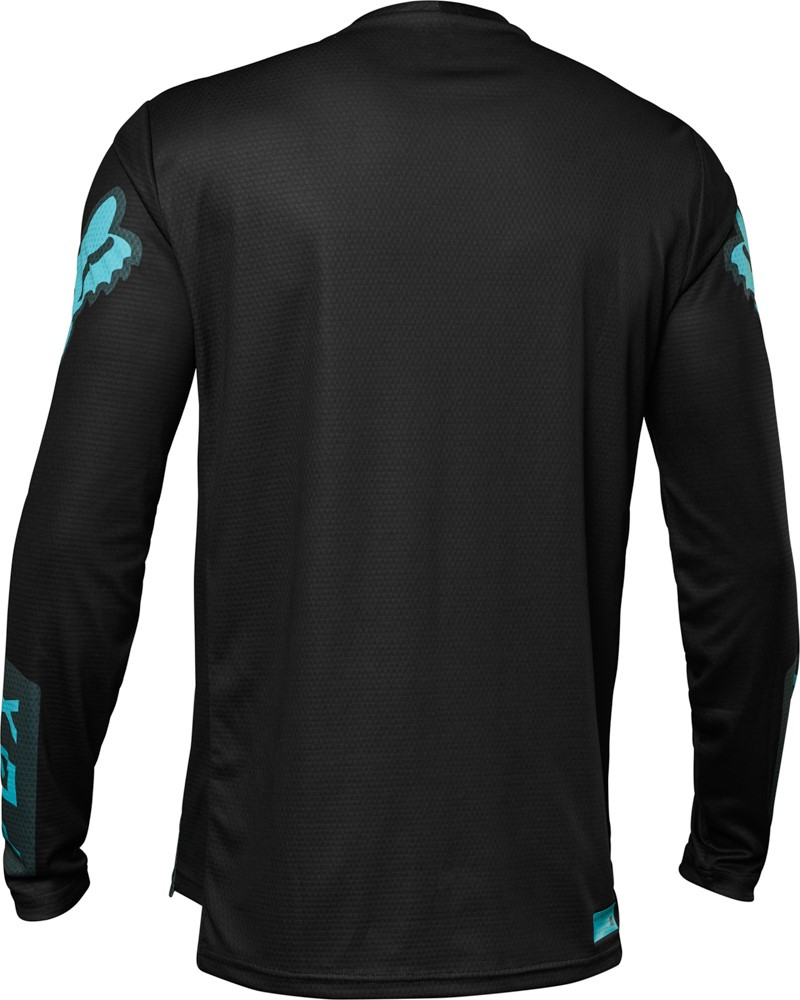 Fox Yth Defend Ls "Race" Emerald 30845-294