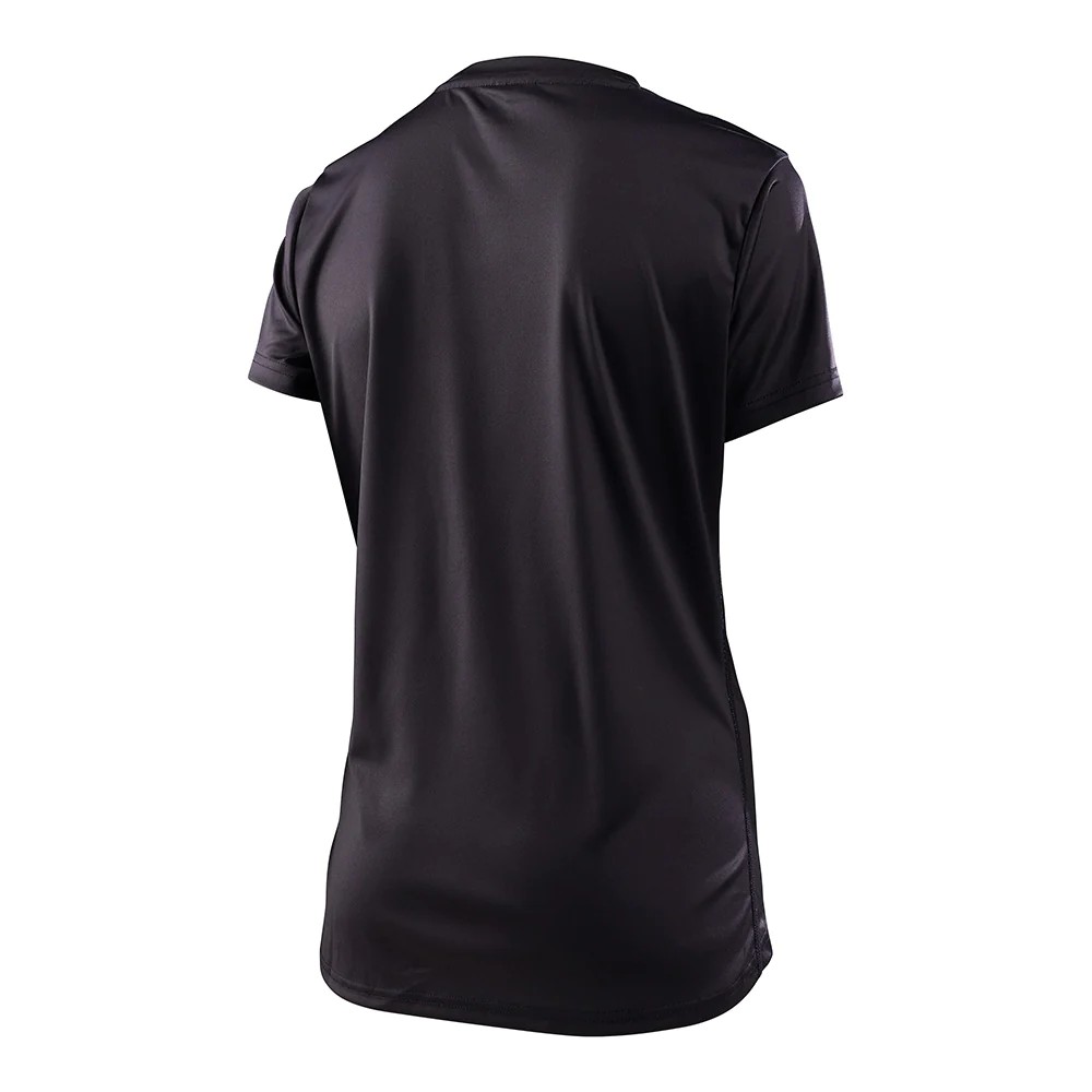 TROY LEE DESIGNS WOMENS LILIUM SS JERSEY SOLID BLACK 35790602
