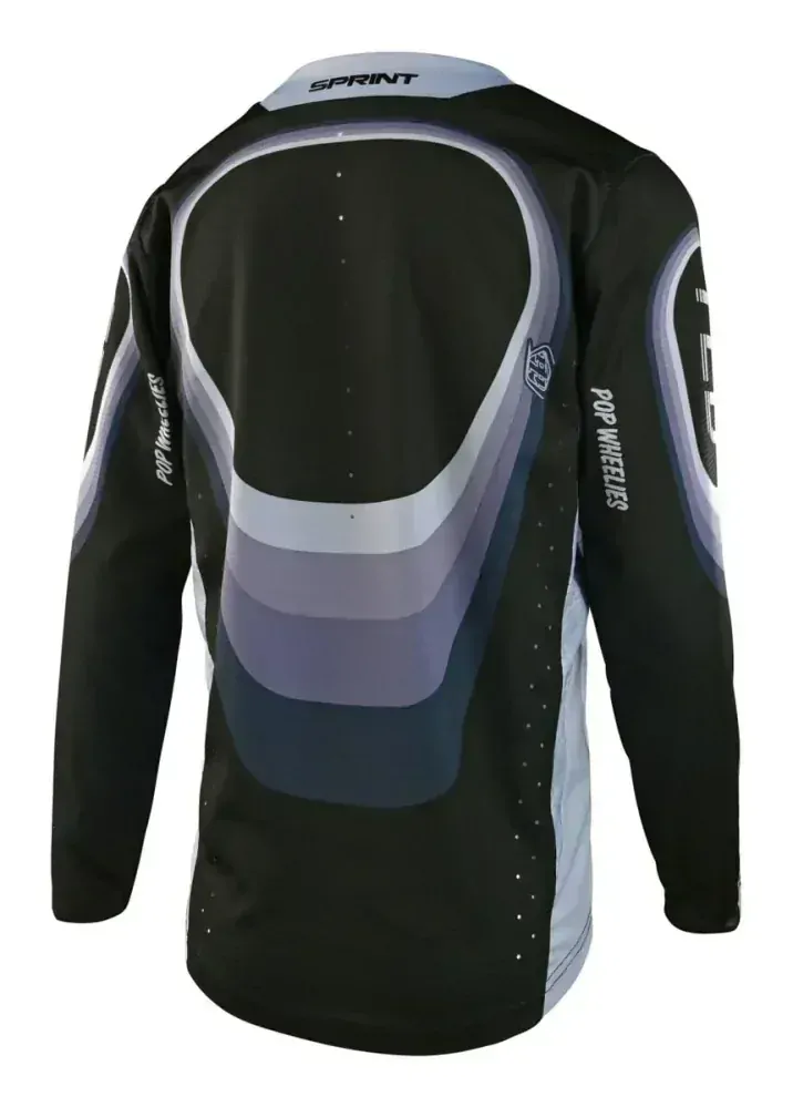 TLD DĚTSKÝ DRES S DLOUHÝM RUKÁVEM SPRINT REVERB BLACK (32400101)