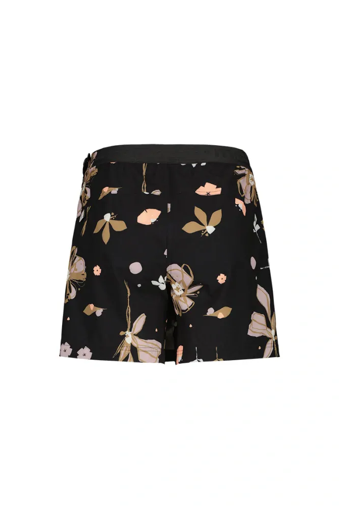 Maloja Sukně GermerM._deep black flora 37162-1-8858