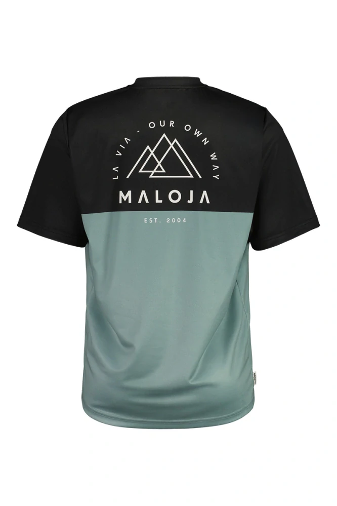 Maloja Dres BarettiM. All Mountain 1/2_sage multi 39237-1-1146