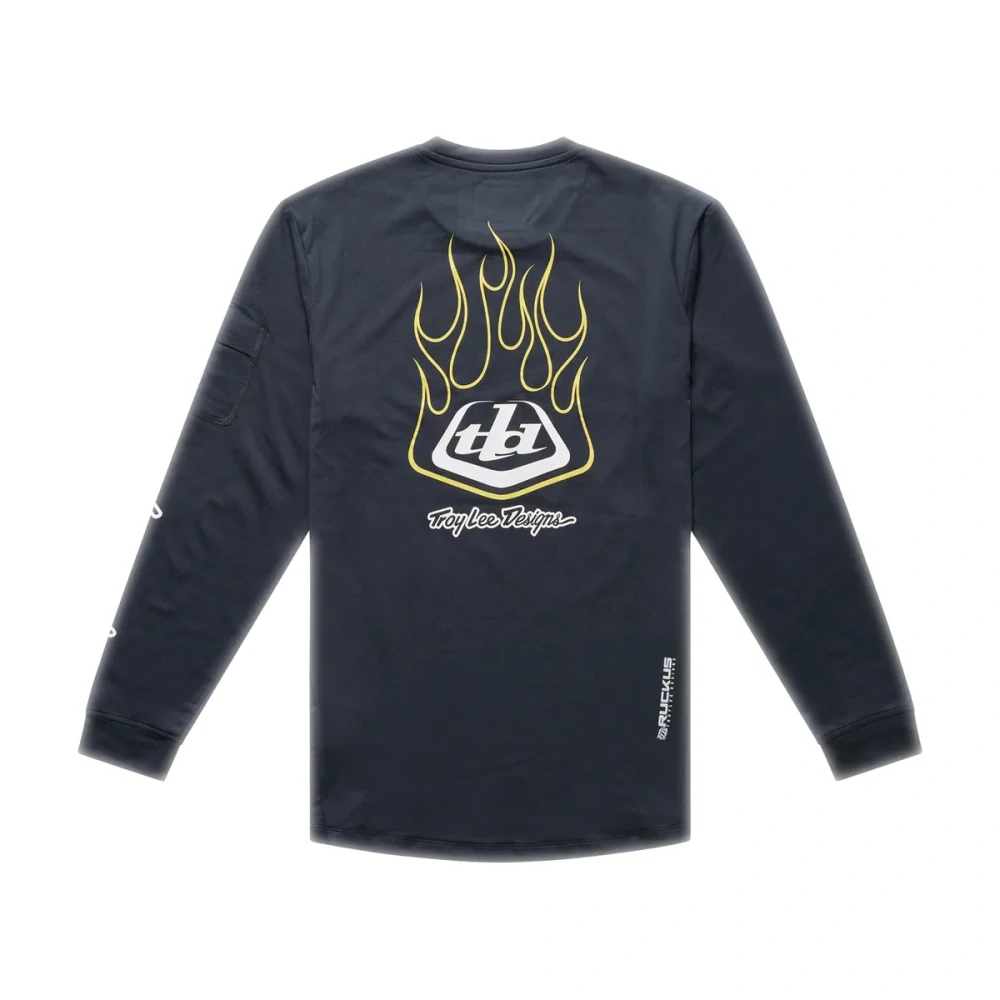 TLD DĚTSKÝ DRES S DLOUHÝM RUKÁVEM YOUTH RUCKUS RIDE LONG SLEEVE TEE PRESSED CARBON (38603200)