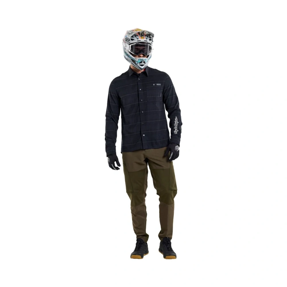 TLD KOŠILE GRIND FLANNEL PLAID CARBON (82765002)