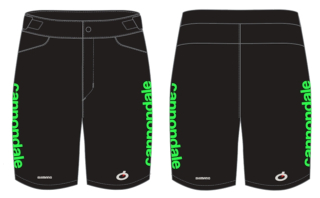 CANNONDALE KRAŤASY CFR REPLICA MTB SHORTS BLACK