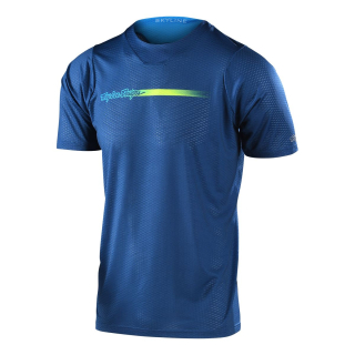 TROY LEE DESIGNS SKYLINE AIR SS JERSEY, CHANNEL, DARK SLATE BLUE 33798902