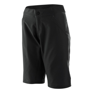 TROY LEE DESIGNS WOMENS MISCHIEF SHORT, SOLID, BLACK 25978607