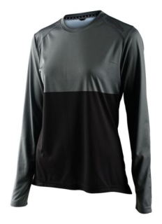  Troy Lee Designs Womens Lilium LS Jersey, Block, green/ black358582003