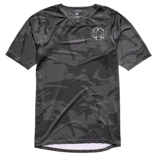 TLD DRES S KRÁTKÝM RUKÁVEM SKYLINE SHADOW CAMO CARBON (31949102)