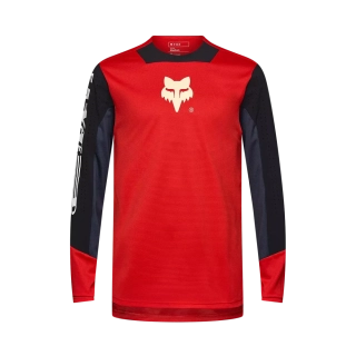 Fox Defend Ls Jersey  Elevated , Fluorescent Red 33857-110