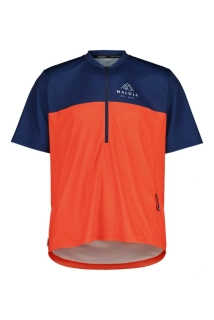 Maloja Dres BarettiM. All Mountain 1/2_coral red mult 39237-1-1110