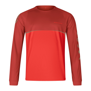 Endura CORE PRINTED L/S TEE RED/RED  RE5107FRD