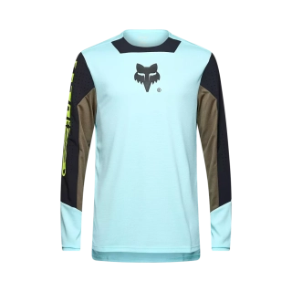 Fox Defend Ls Jersey  Elevated  Light Blue 33857-116