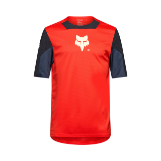 Fox Defend Ss Jersey  Elevated - Fluorescent Red 35585-110