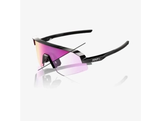 100% SLENDALE SL - Gloss Black - Photochromic Purple Mirror 60065-00001